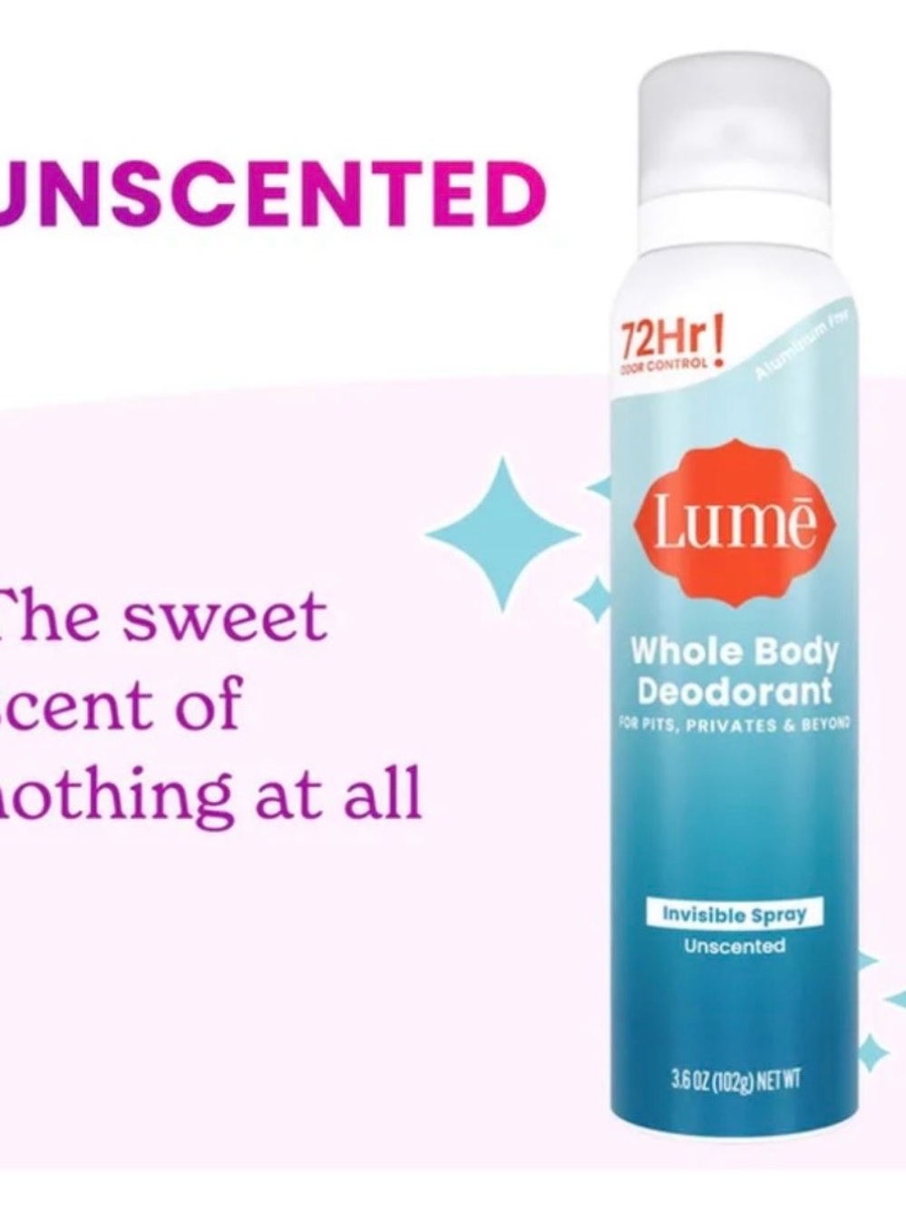Whole Body Deodorant Spray - Blue (Unscented) - Picture 3 of 3